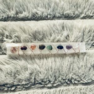 Seven Chakra Selenite Stick